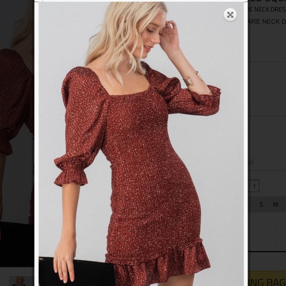 Gorgeous fitted chiffon dress - Picture 1 of 4